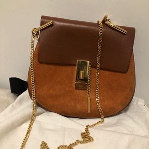 Chloe Two Toned Leather Bag size Small